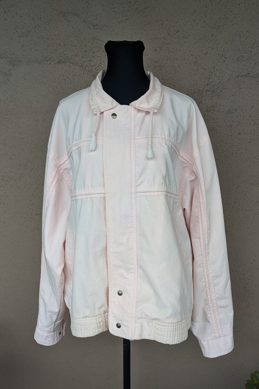 💜Vintage Hunt Club Pastel Pink Snap Front Jacket